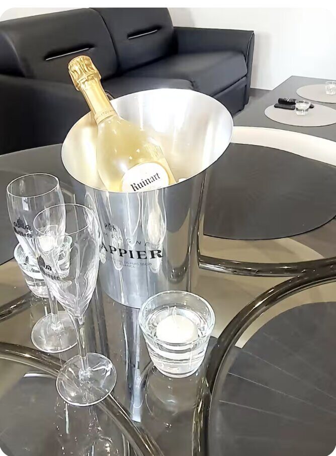 Champagne sur glace